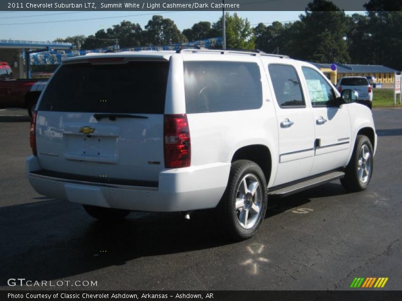 Summit White / Light Cashmere/Dark Cashmere 2011 Chevrolet Suburban LTZ