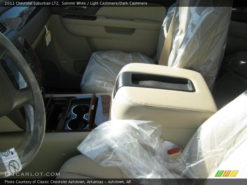 Summit White / Light Cashmere/Dark Cashmere 2011 Chevrolet Suburban LTZ