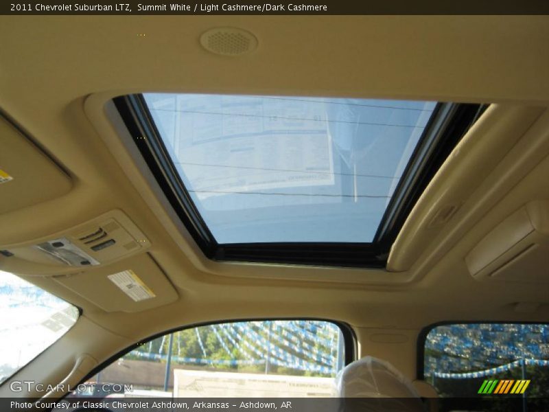 Summit White / Light Cashmere/Dark Cashmere 2011 Chevrolet Suburban LTZ