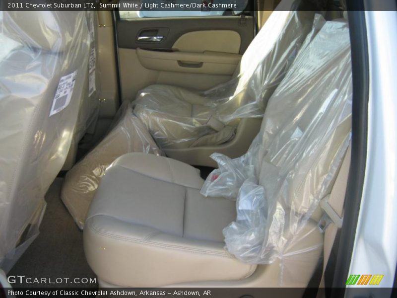 Summit White / Light Cashmere/Dark Cashmere 2011 Chevrolet Suburban LTZ