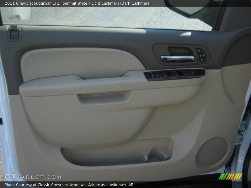 Summit White / Light Cashmere/Dark Cashmere 2011 Chevrolet Suburban LTZ
