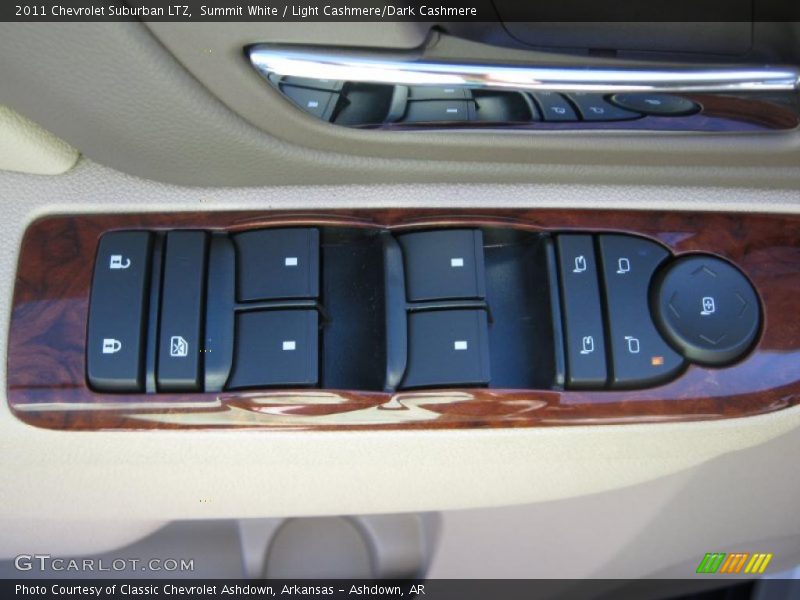 Summit White / Light Cashmere/Dark Cashmere 2011 Chevrolet Suburban LTZ