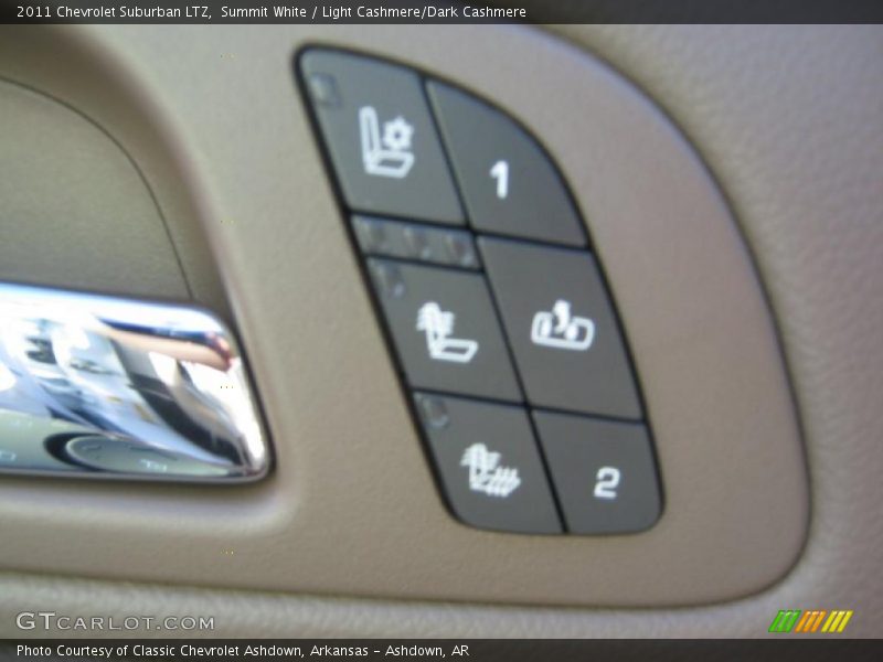 Summit White / Light Cashmere/Dark Cashmere 2011 Chevrolet Suburban LTZ
