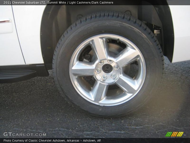 Summit White / Light Cashmere/Dark Cashmere 2011 Chevrolet Suburban LTZ