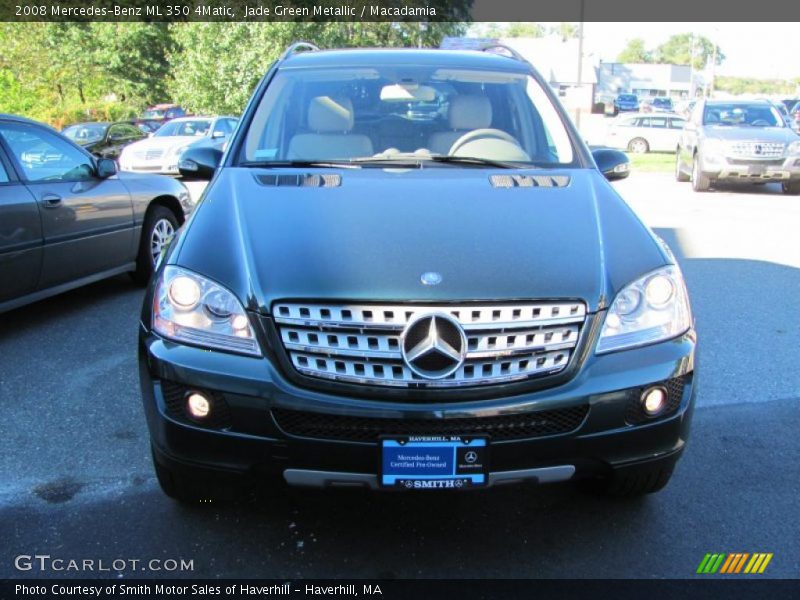 Jade Green Metallic / Macadamia 2008 Mercedes-Benz ML 350 4Matic