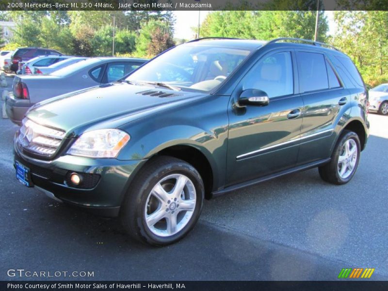 Jade Green Metallic / Macadamia 2008 Mercedes-Benz ML 350 4Matic
