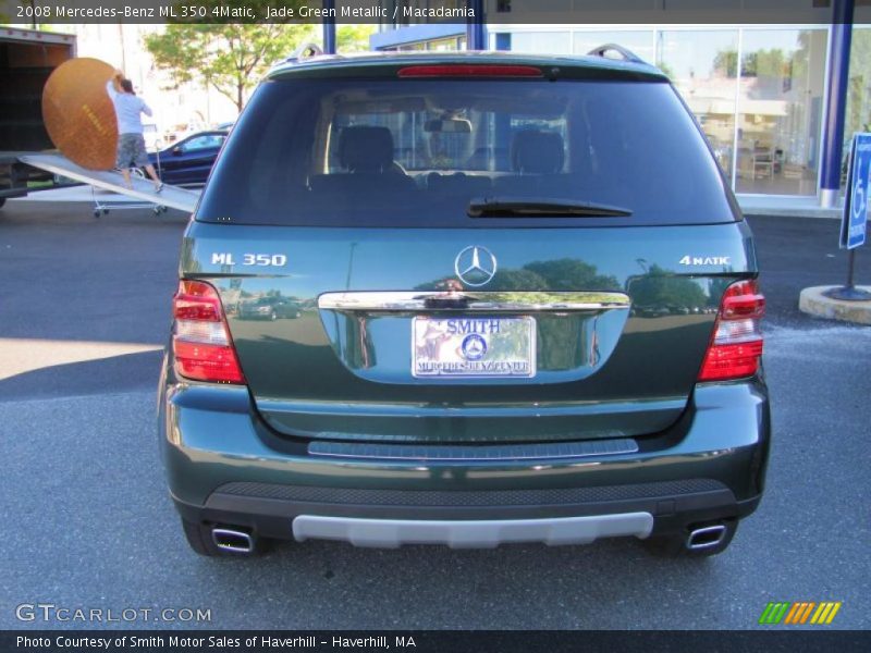Jade Green Metallic / Macadamia 2008 Mercedes-Benz ML 350 4Matic