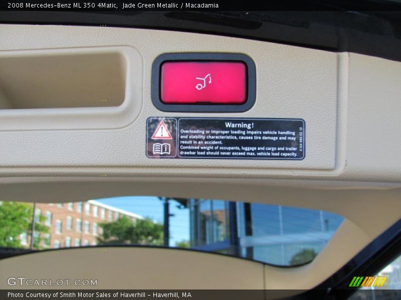 Jade Green Metallic / Macadamia 2008 Mercedes-Benz ML 350 4Matic