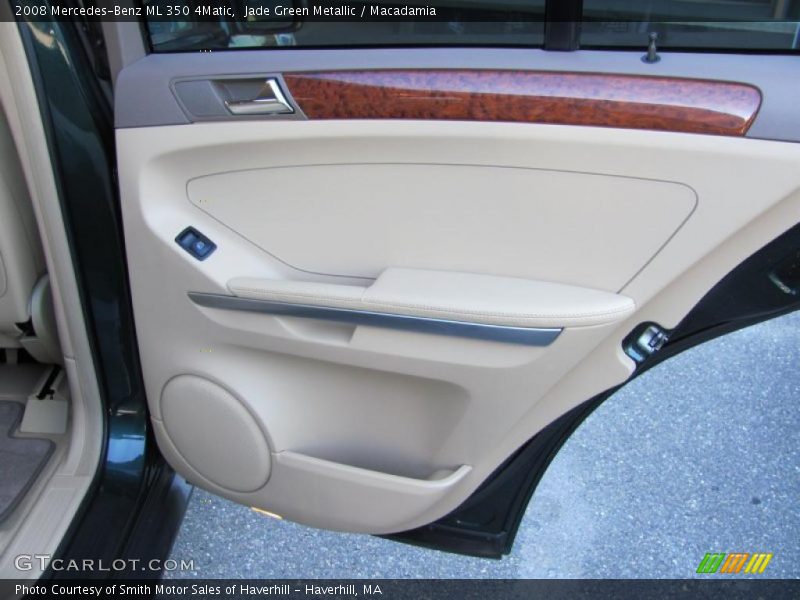 Jade Green Metallic / Macadamia 2008 Mercedes-Benz ML 350 4Matic