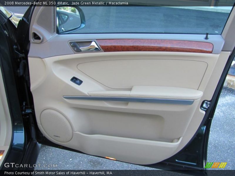 Jade Green Metallic / Macadamia 2008 Mercedes-Benz ML 350 4Matic