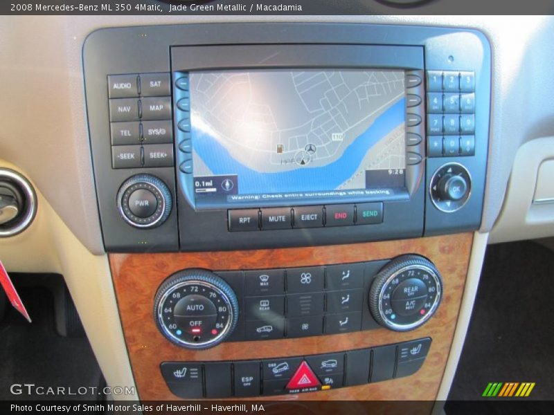 Jade Green Metallic / Macadamia 2008 Mercedes-Benz ML 350 4Matic
