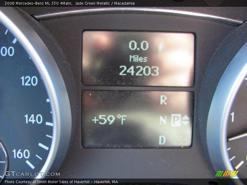 Jade Green Metallic / Macadamia 2008 Mercedes-Benz ML 350 4Matic