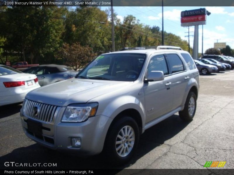 Silver Metallic / Stone 2008 Mercury Mariner V6 Premier 4WD