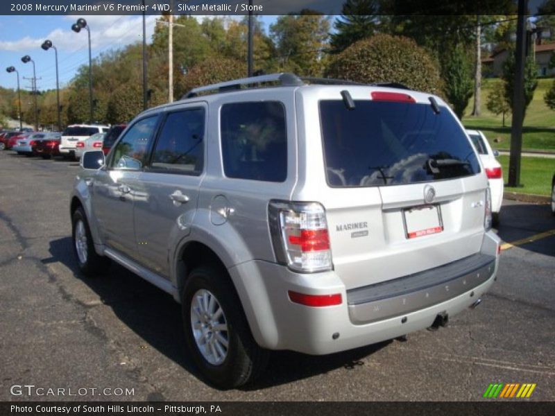 Silver Metallic / Stone 2008 Mercury Mariner V6 Premier 4WD