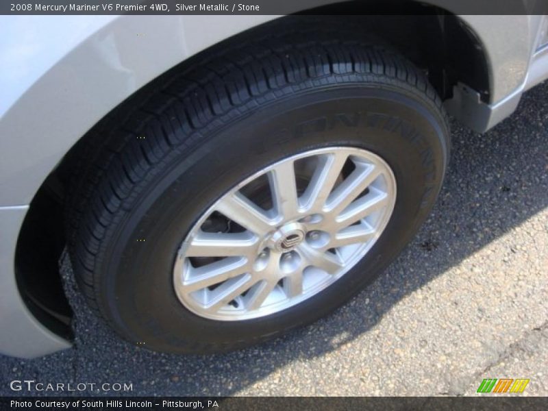 Silver Metallic / Stone 2008 Mercury Mariner V6 Premier 4WD