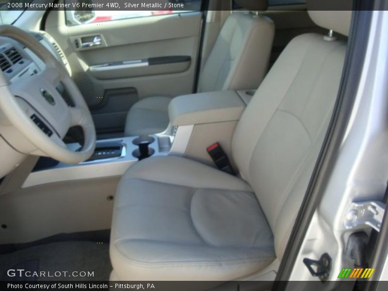 Silver Metallic / Stone 2008 Mercury Mariner V6 Premier 4WD