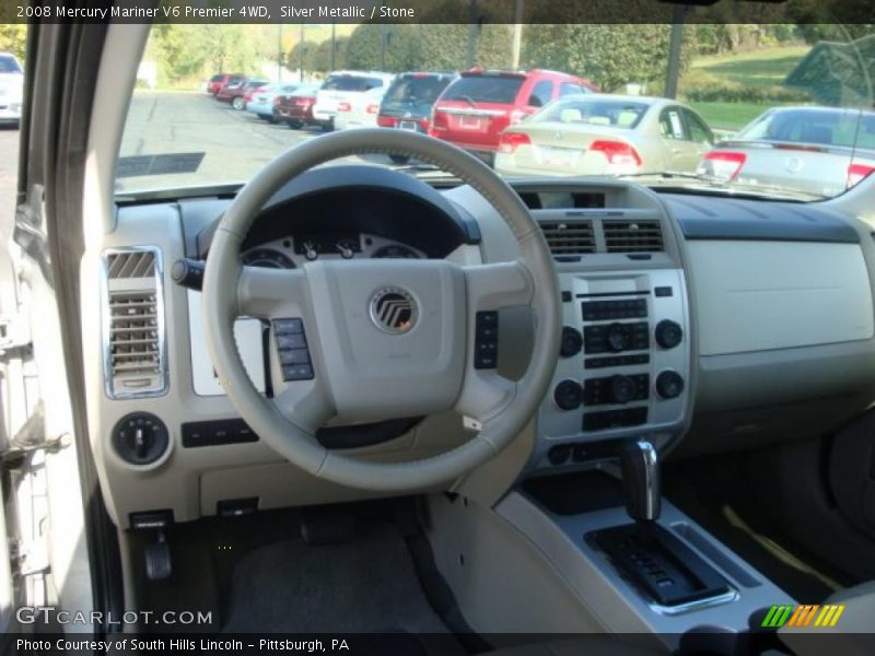 Silver Metallic / Stone 2008 Mercury Mariner V6 Premier 4WD