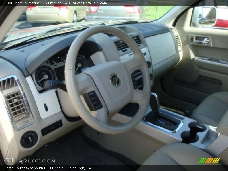 Silver Metallic / Stone 2008 Mercury Mariner V6 Premier 4WD