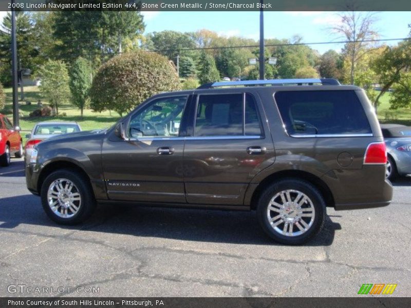 Stone Green Metallic / Stone/Charcoal Black 2008 Lincoln Navigator Limited Edition 4x4