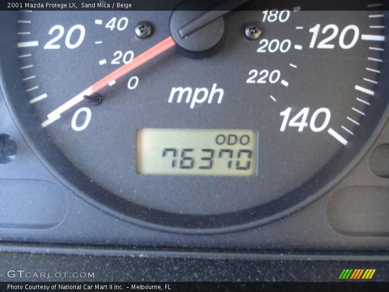 Sand Mica / Beige 2001 Mazda Protege LX