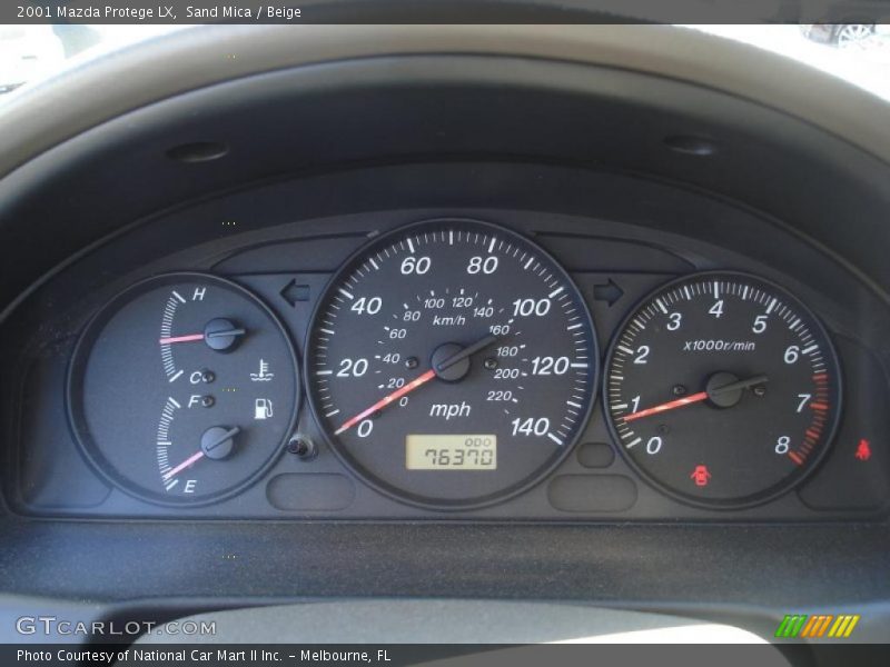 Sand Mica / Beige 2001 Mazda Protege LX