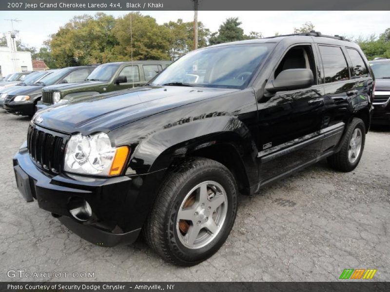 Black / Khaki 2007 Jeep Grand Cherokee Laredo 4x4