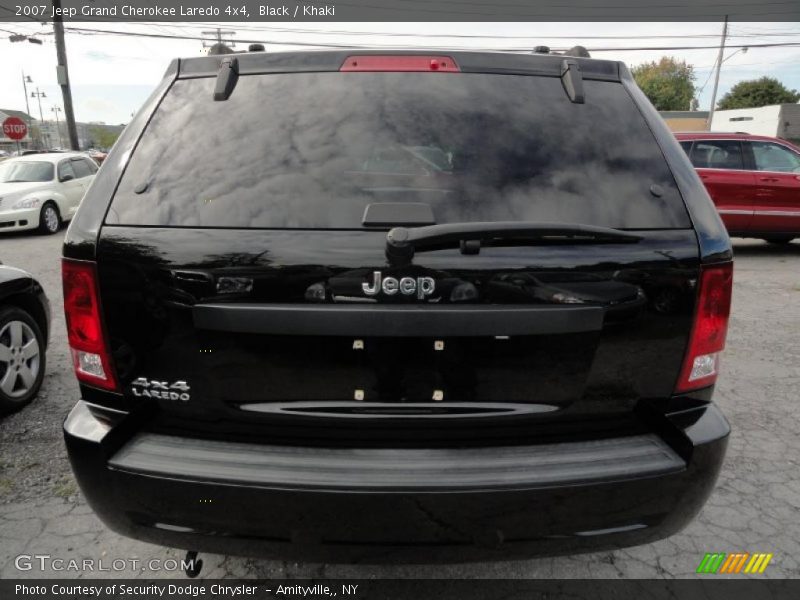Black / Khaki 2007 Jeep Grand Cherokee Laredo 4x4