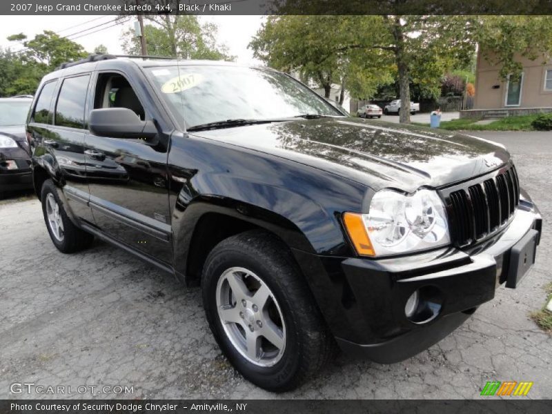 Black / Khaki 2007 Jeep Grand Cherokee Laredo 4x4