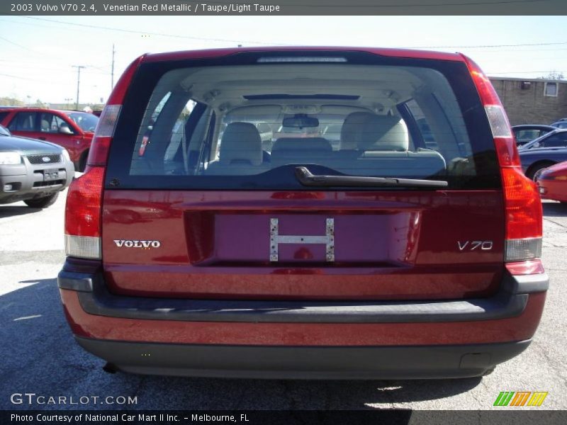 Venetian Red Metallic / Taupe/Light Taupe 2003 Volvo V70 2.4