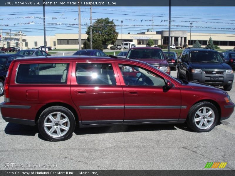 Venetian Red Metallic / Taupe/Light Taupe 2003 Volvo V70 2.4