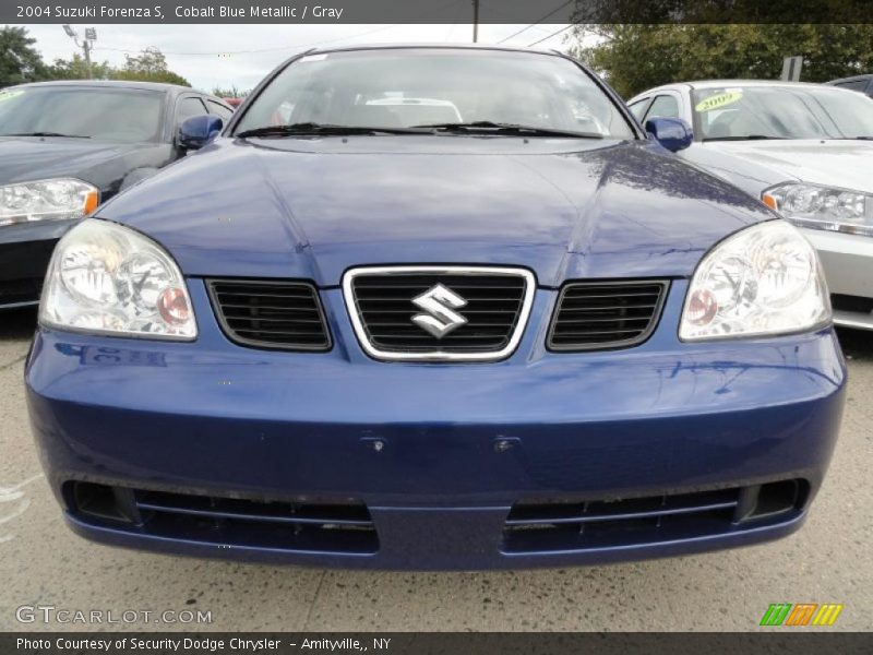 Cobalt Blue Metallic / Gray 2004 Suzuki Forenza S