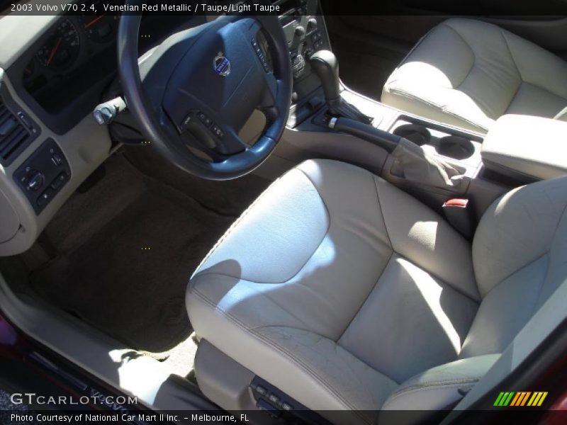 Venetian Red Metallic / Taupe/Light Taupe 2003 Volvo V70 2.4
