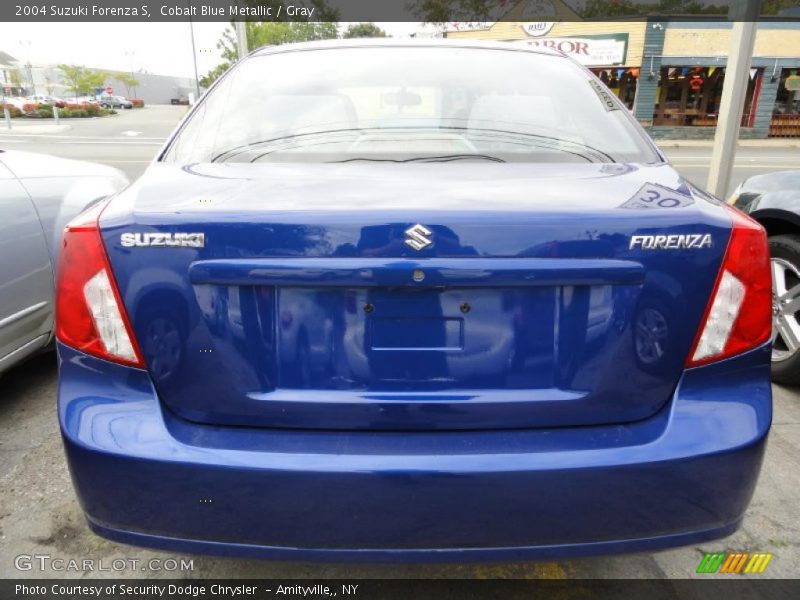 Cobalt Blue Metallic / Gray 2004 Suzuki Forenza S