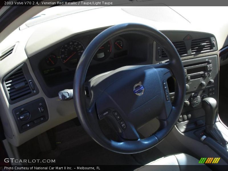 Venetian Red Metallic / Taupe/Light Taupe 2003 Volvo V70 2.4