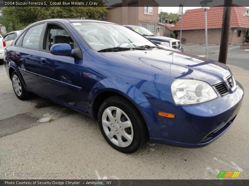 Cobalt Blue Metallic / Gray 2004 Suzuki Forenza S