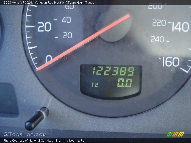 Venetian Red Metallic / Taupe/Light Taupe 2003 Volvo V70 2.4