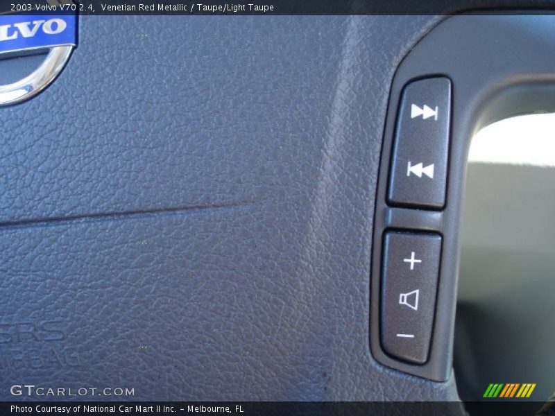 Venetian Red Metallic / Taupe/Light Taupe 2003 Volvo V70 2.4