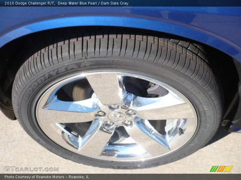 Deep Water Blue Pearl / Dark Slate Gray 2010 Dodge Challenger R/T