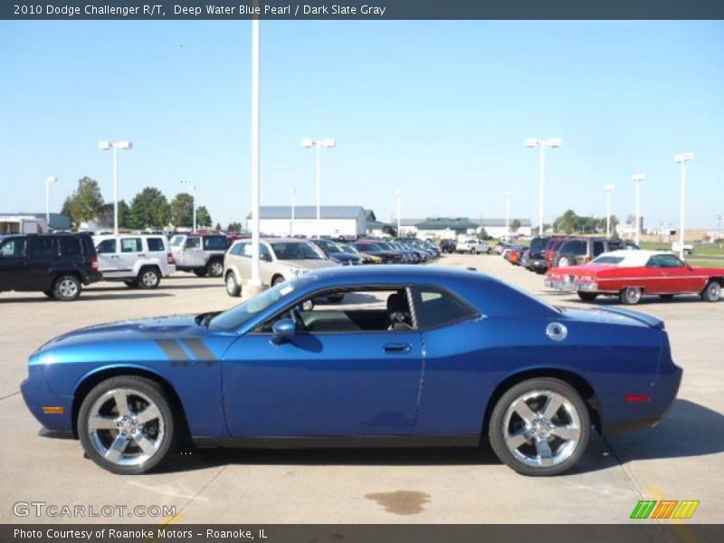 Deep Water Blue Pearl / Dark Slate Gray 2010 Dodge Challenger R/T
