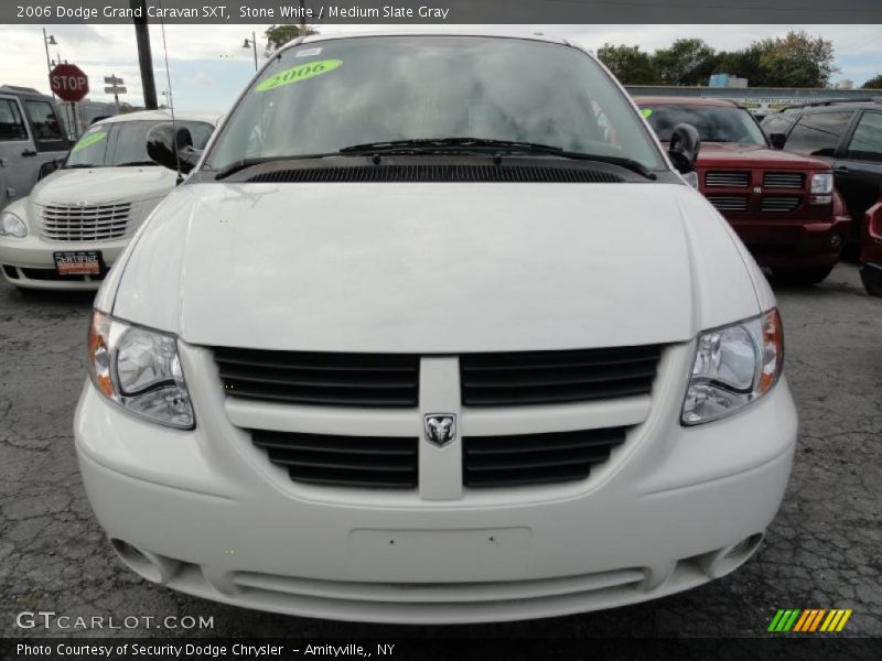 Stone White / Medium Slate Gray 2006 Dodge Grand Caravan SXT