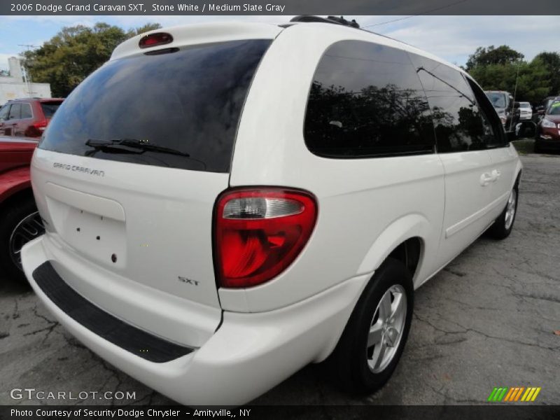 Stone White / Medium Slate Gray 2006 Dodge Grand Caravan SXT