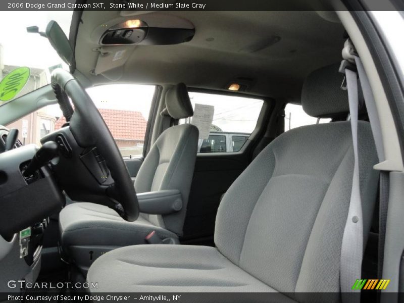 Stone White / Medium Slate Gray 2006 Dodge Grand Caravan SXT