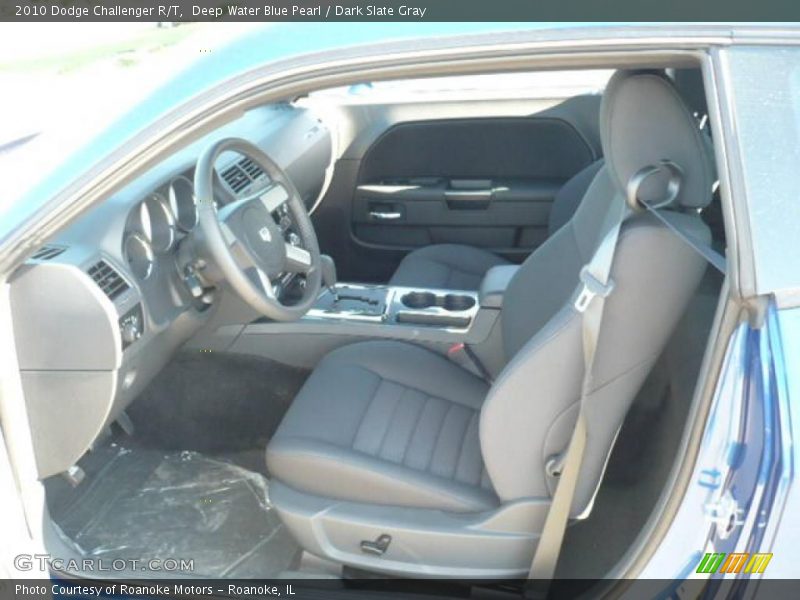 Deep Water Blue Pearl / Dark Slate Gray 2010 Dodge Challenger R/T