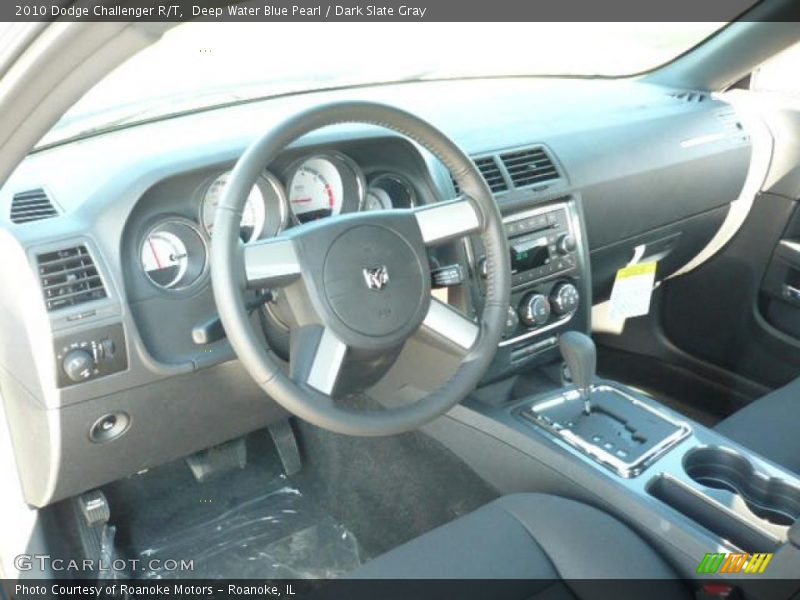 Deep Water Blue Pearl / Dark Slate Gray 2010 Dodge Challenger R/T