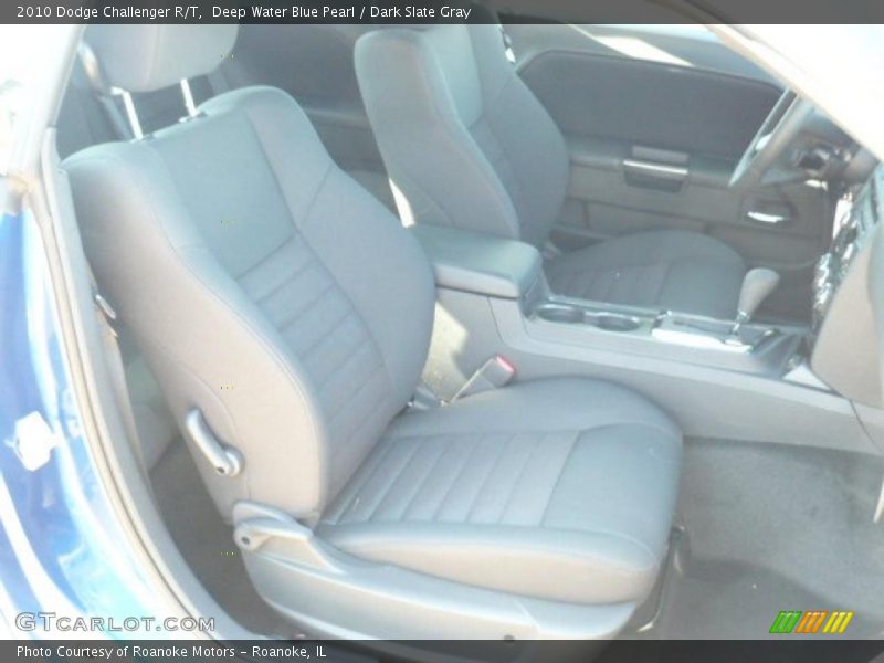 Deep Water Blue Pearl / Dark Slate Gray 2010 Dodge Challenger R/T