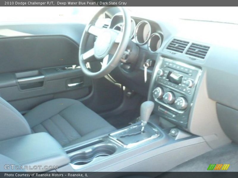 Deep Water Blue Pearl / Dark Slate Gray 2010 Dodge Challenger R/T