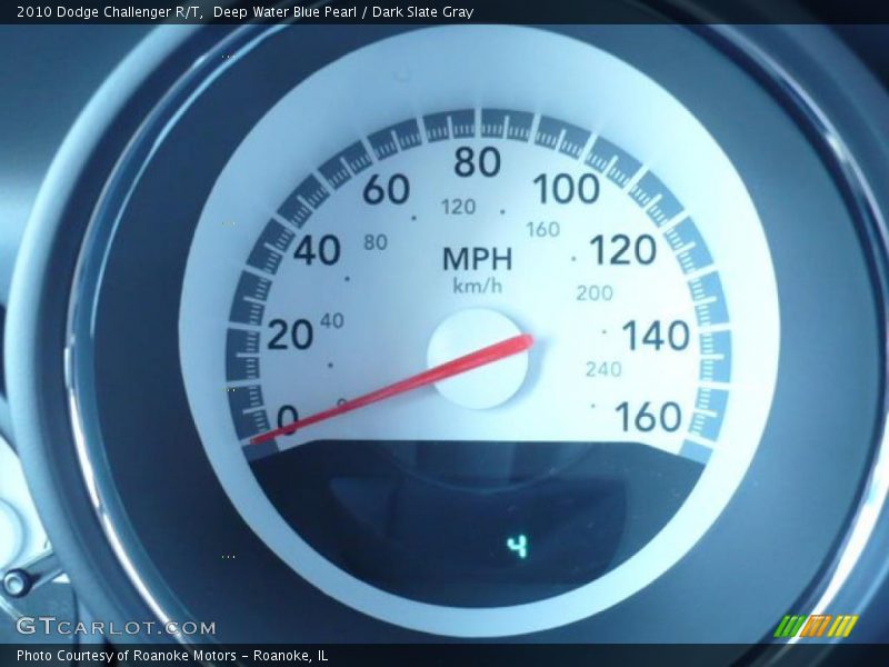 Deep Water Blue Pearl / Dark Slate Gray 2010 Dodge Challenger R/T
