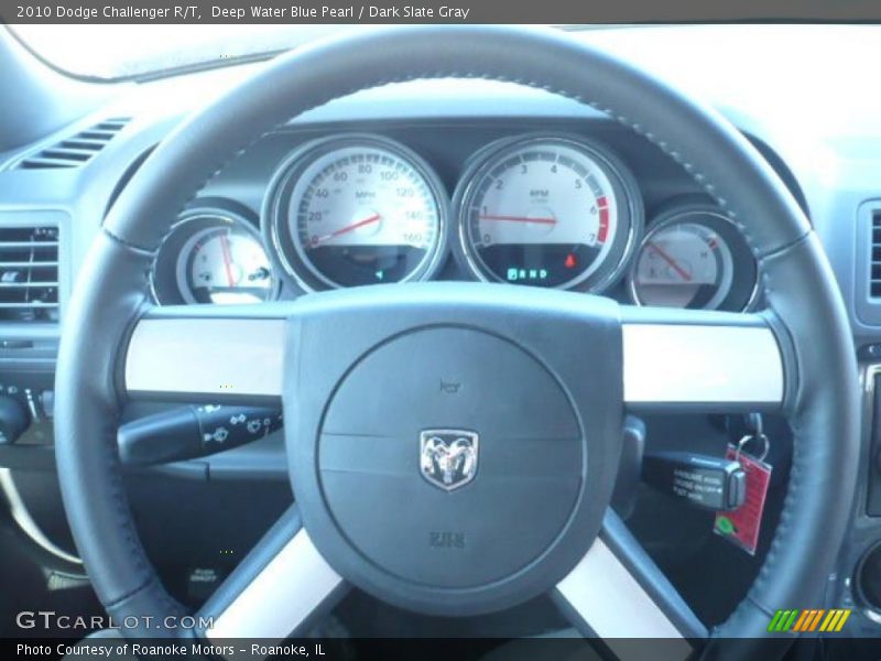 Deep Water Blue Pearl / Dark Slate Gray 2010 Dodge Challenger R/T