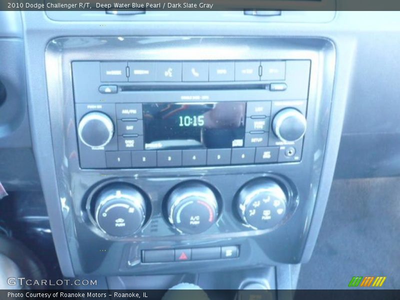 Deep Water Blue Pearl / Dark Slate Gray 2010 Dodge Challenger R/T