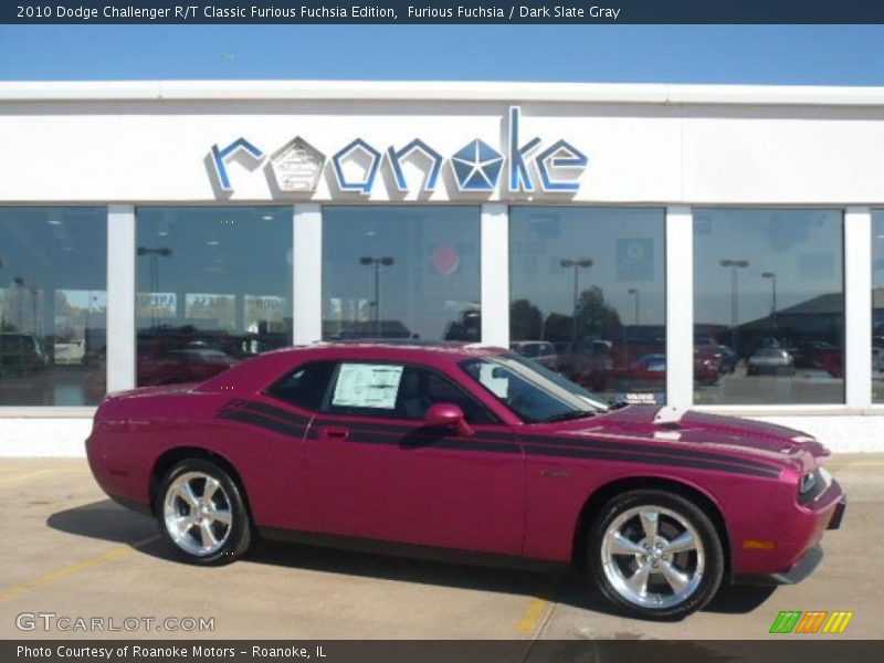 Furious Fuchsia / Dark Slate Gray 2010 Dodge Challenger R/T Classic Furious Fuchsia Edition